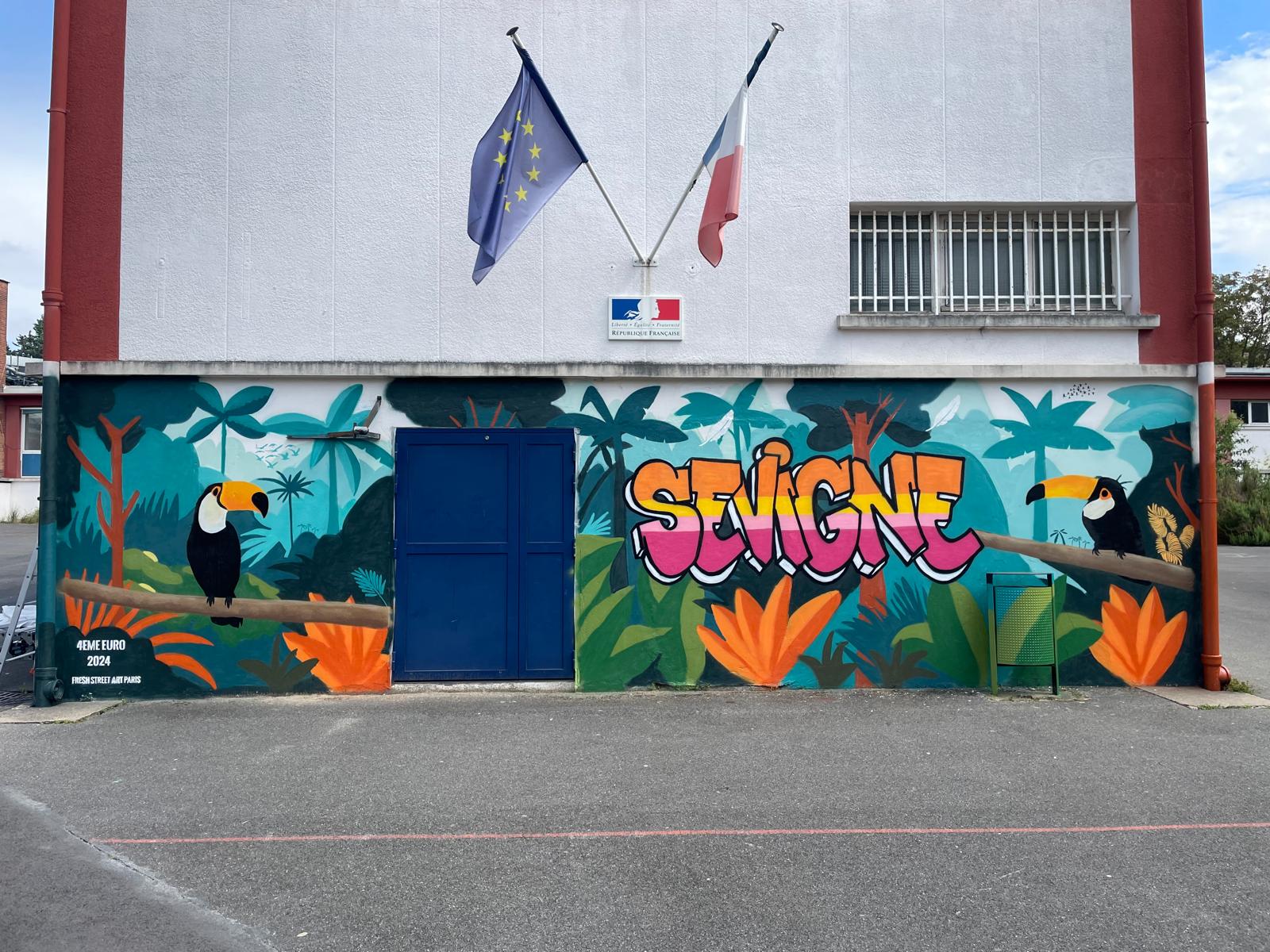 Fresque participative et Live painting Street Art et graffiti RSE