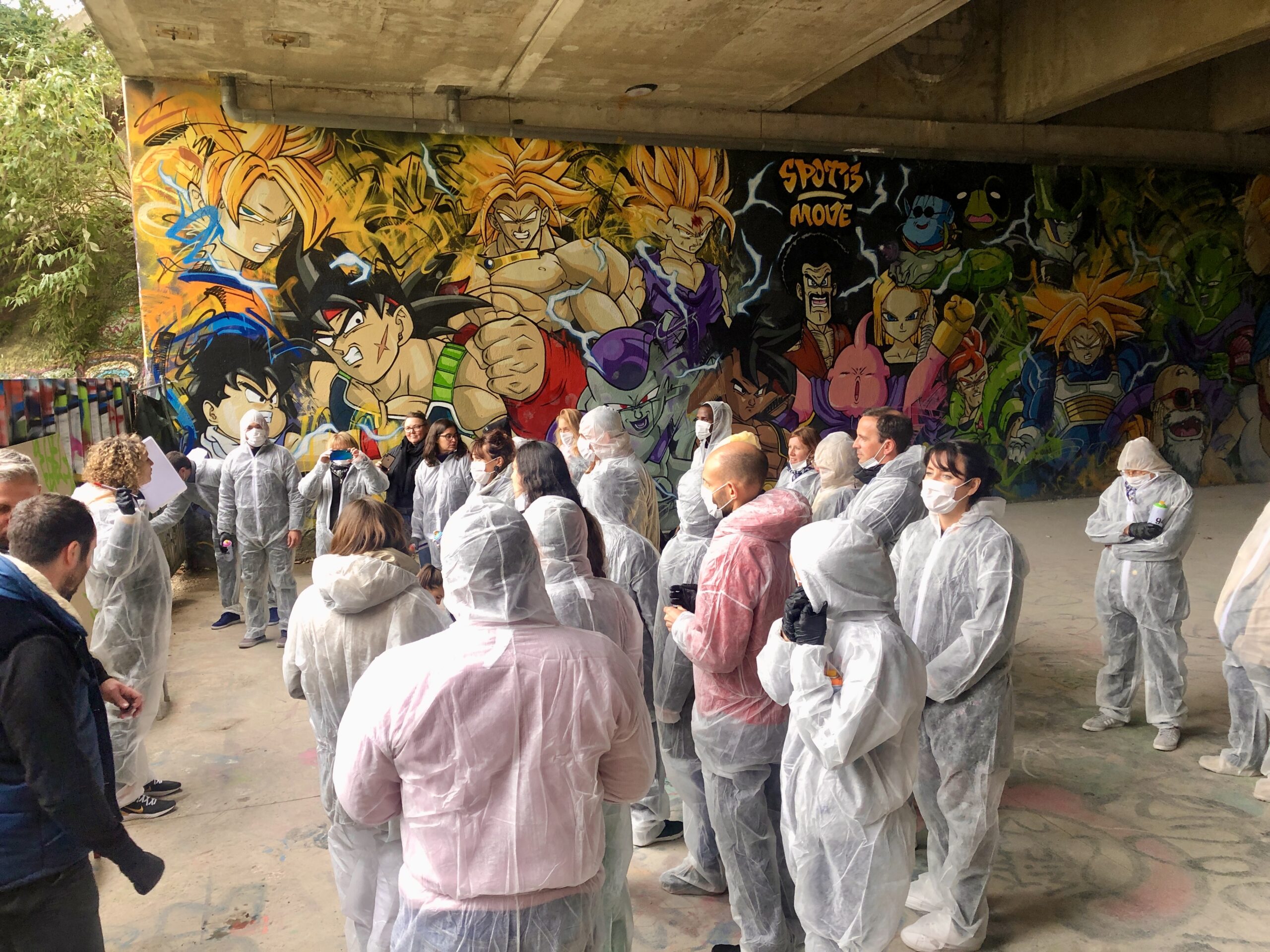 Fresque participative et Team Building Street Art et graffiti RSE