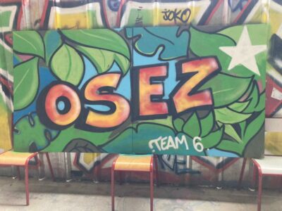 atelier team building street art RSE avec bombes water based