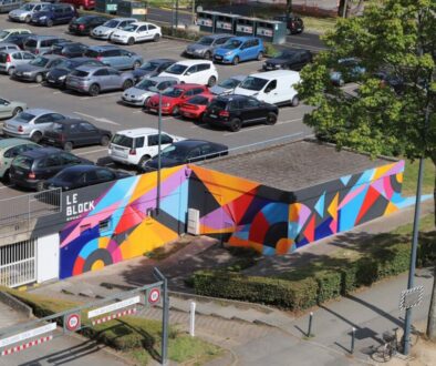 Fresque murale - Commande artistique mécénat d'artiste